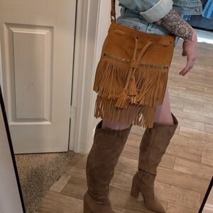 Lucky Brand Fringe Crossbody Bag
